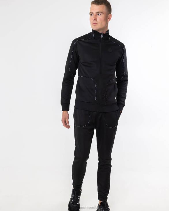 ro Cruyff revolution track top negru ZBZ0497 bărbați sacou