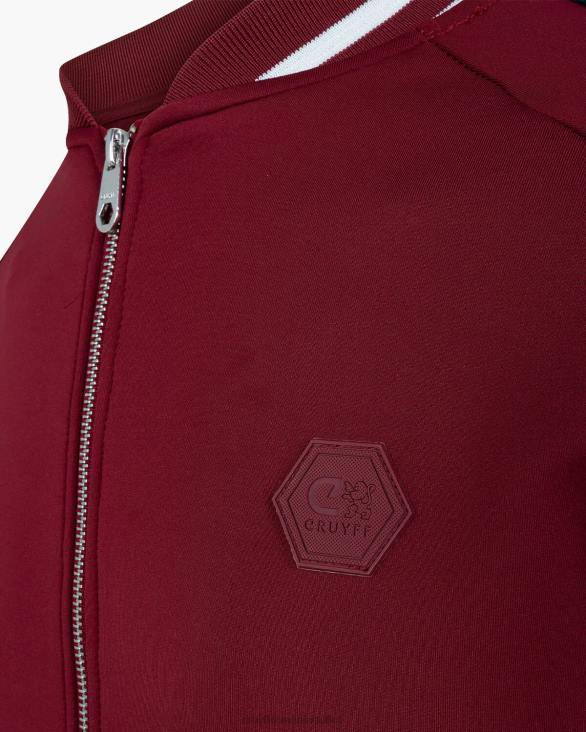 ro Cruyff santino scuba track top bordeaux ZBZ0482 bărbați sacou