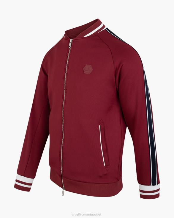ro Cruyff santino scuba track top bordeaux ZBZ0482 bărbați sacou