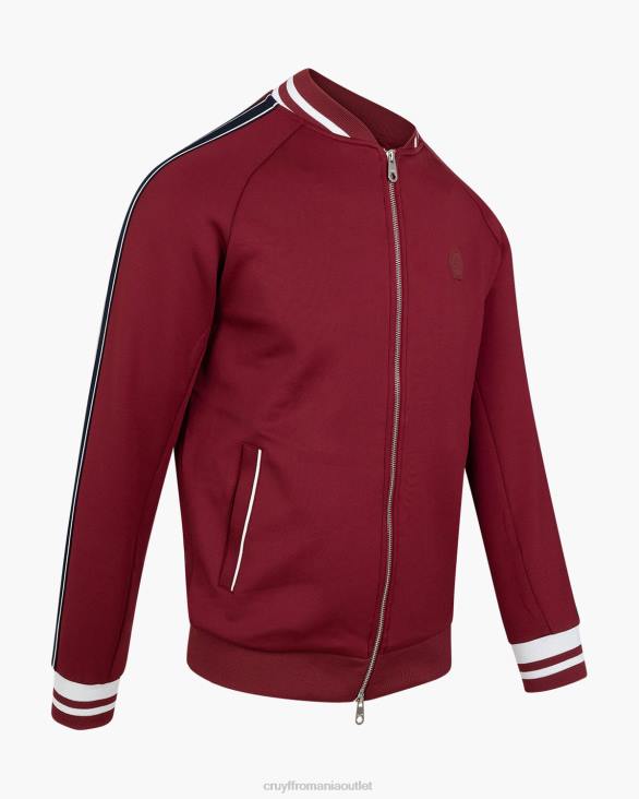 ro Cruyff santino scuba track top bordeaux ZBZ0482 bărbați sacou