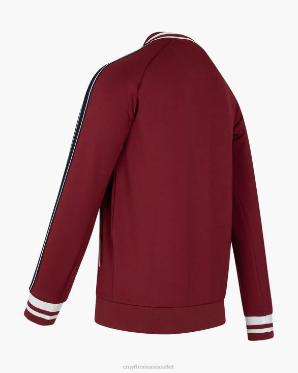 ro Cruyff santino scuba track top bordeaux ZBZ0482 bărbați sacou