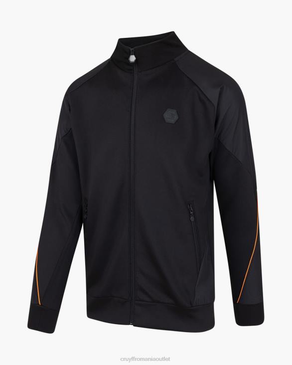 ro Cruyff saul track top negru ZBZ0732 bărbați sacou
