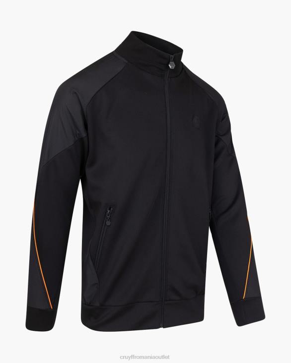 ro Cruyff saul track top negru ZBZ0732 bărbați sacou