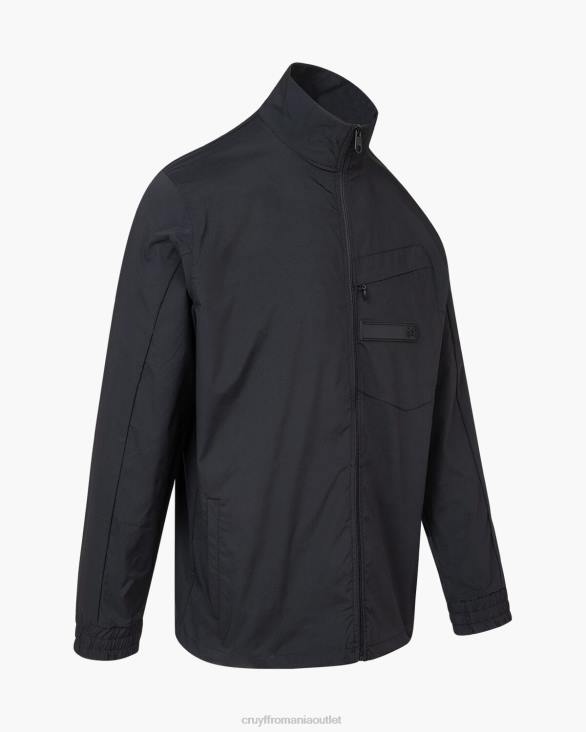 ro Cruyff scott track top negru ZBZ0228 bărbați sacou