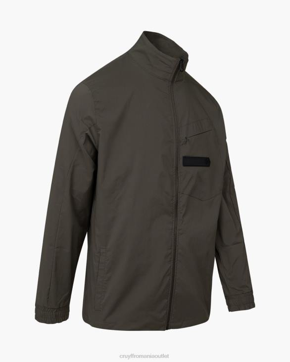 ro Cruyff scott track top verde armată ZBZ0227 bărbați sacou