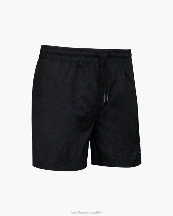 ro Cruyff Short de baie ramir-95% poliester 5% elastan negru ZBZ0896 bărbați pantaloni scurti