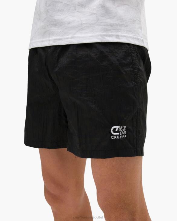 ro Cruyff Short de baie ramir-95% poliester 5% elastan negru ZBZ0896 bărbați pantaloni scurti