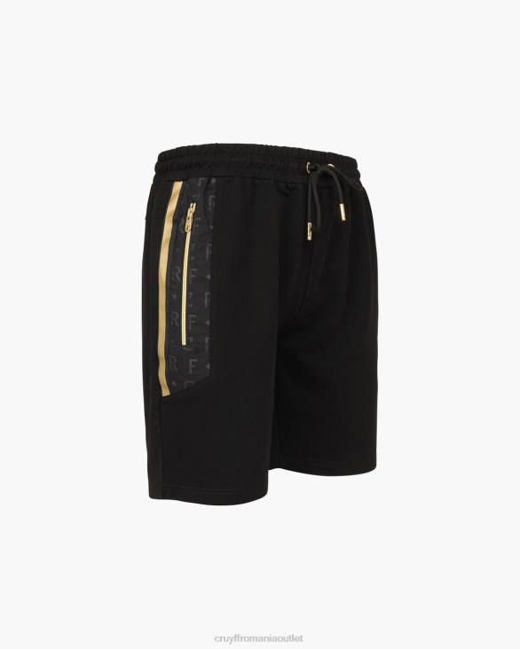 ro Cruyff jake scurt negru/auriu ZBZ018 bărbați pantaloni scurti