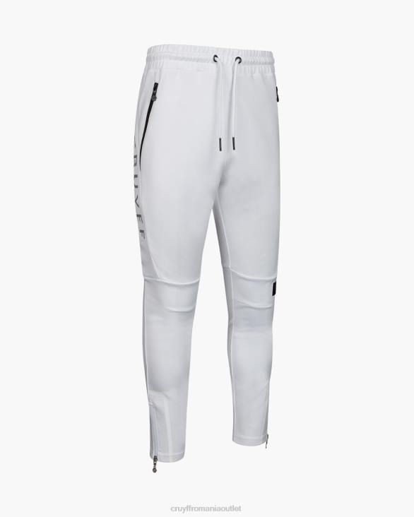ro Cruyff pantaloni de scuba lusso-95% poliester/5% elastan alb ZBZ0792 bărbați pantaloni