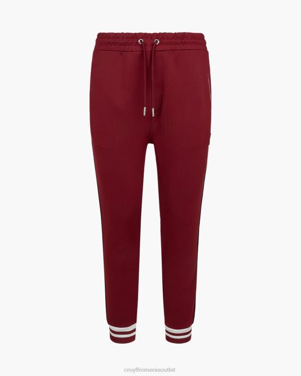 ro Cruyff pantaloni de scuba santino bordeaux ZBZ0438 bărbați pantaloni