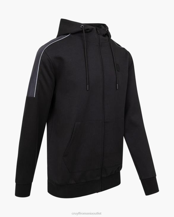 ro Cruyff aiden track top negru ZBZ0225 bărbați hanorac cu gluga