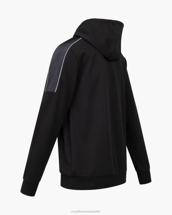 ro Cruyff aiden track top negru ZBZ0225 bărbați hanorac cu gluga