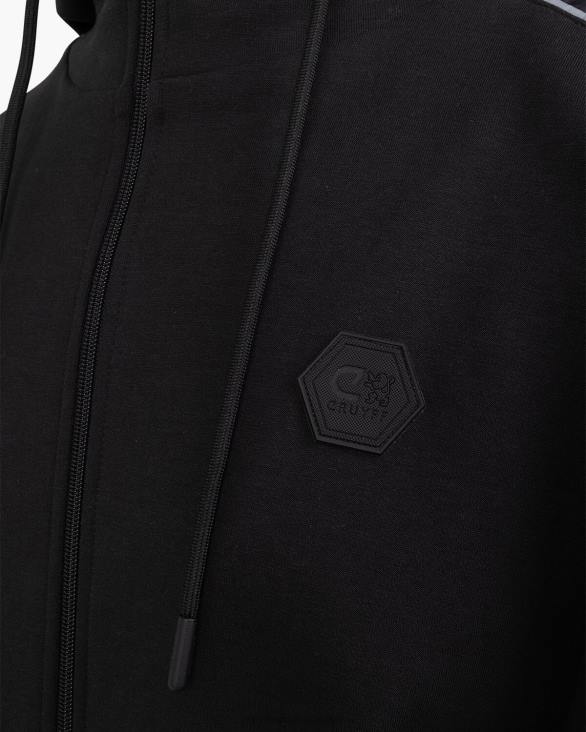 ro Cruyff aiden track top negru ZBZ0225 bărbați hanorac cu gluga