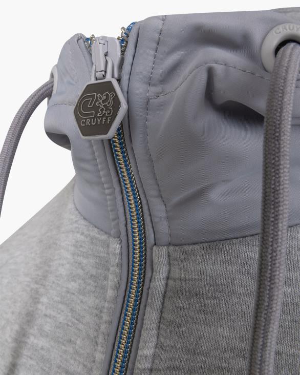 ro Cruyff aimar zip thru gri ZBZ0706 bărbați hanorac cu gluga