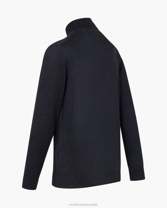 ro Cruyff gât țestoasă basco negru ZBZ0353 bărbați pulover