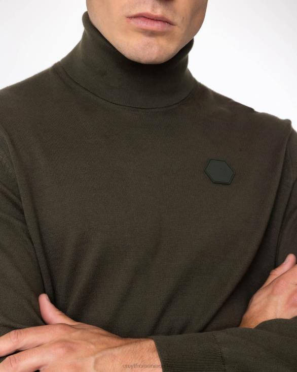 ro Cruyff gât țestoasă basco verde ZBZ0351 bărbați pulover