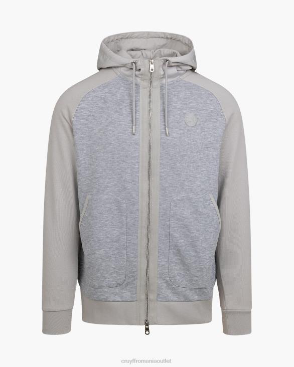 ro Cruyff galanzo fz track top gri deschis ZBZ0400 bărbați hanorac cu gluga