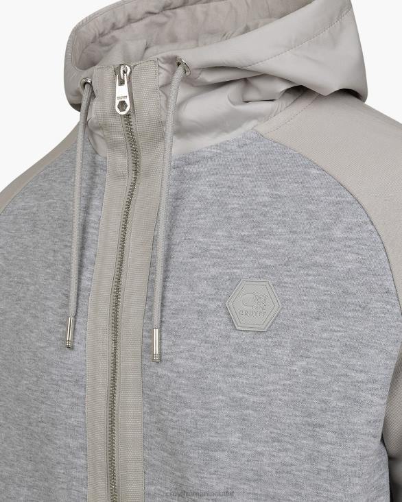 ro Cruyff galanzo fz track top gri deschis ZBZ0400 bărbați hanorac cu gluga