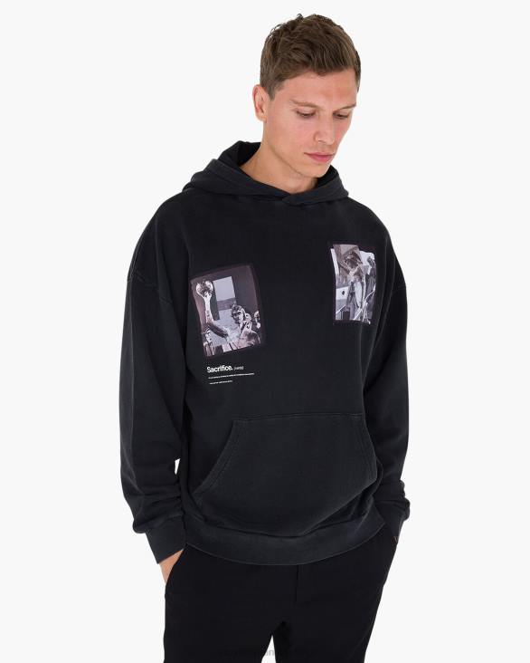 ro Cruyff gluga victoria negru ZBZ0775 bărbați hanorac cu gluga