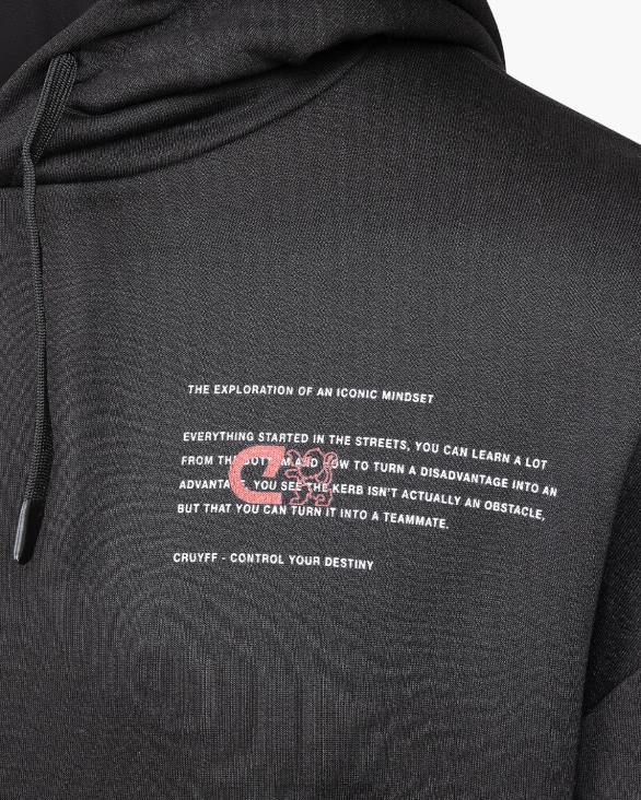 ro Cruyff hanorac angeles negru ZBZ0558 bărbați hanorac cu gluga