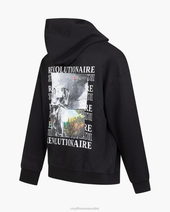 ro Cruyff hanorac angeles negru ZBZ0558 bărbați hanorac cu gluga