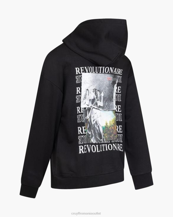 ro Cruyff hanorac angeles negru ZBZ0558 bărbați hanorac cu gluga