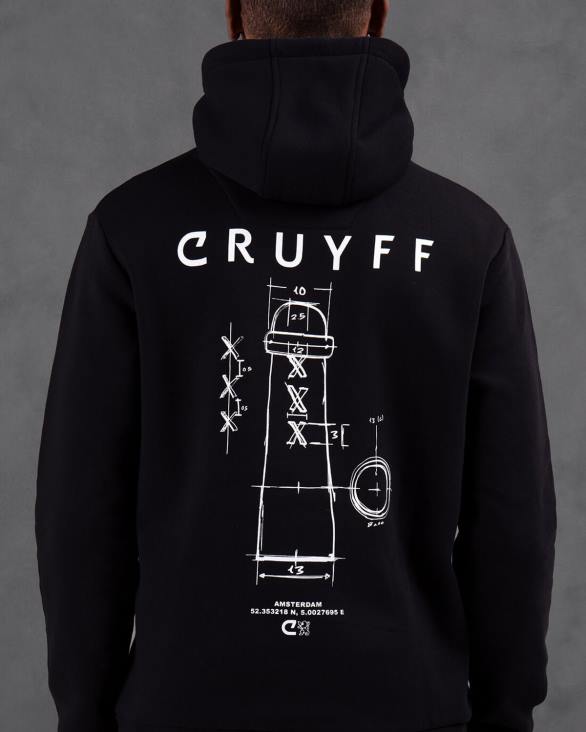 ro Cruyff hanorac city pack ams negru ZBZ0739 bărbați hanorac cu gluga