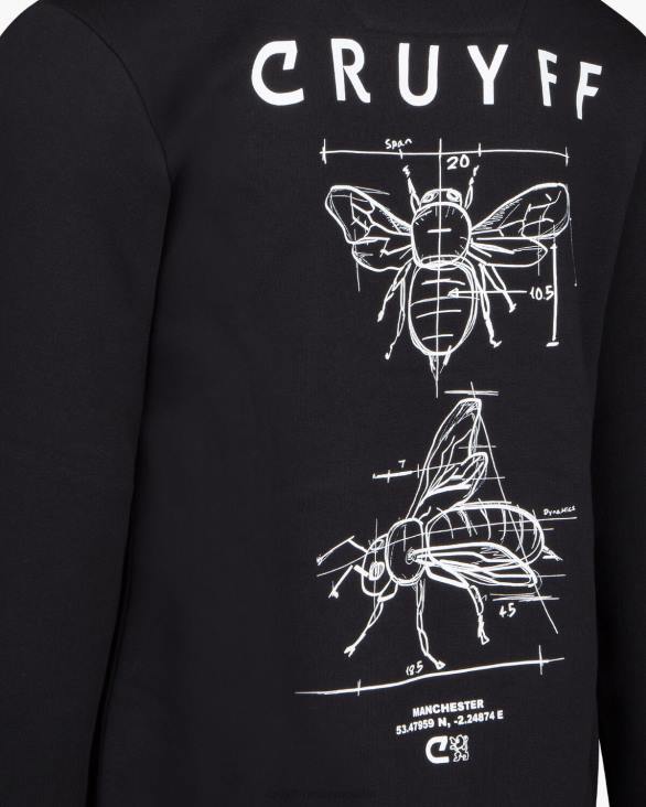 ro Cruyff hanorac city pack negru ZBZ0464 bărbați hanorac cu gluga