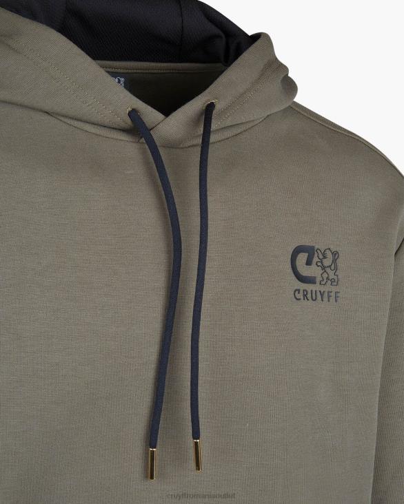 ro Cruyff hanorac joaquim-70% bumbac/30% poliester verde armată ZBZ0916 bărbați hanorac cu gluga