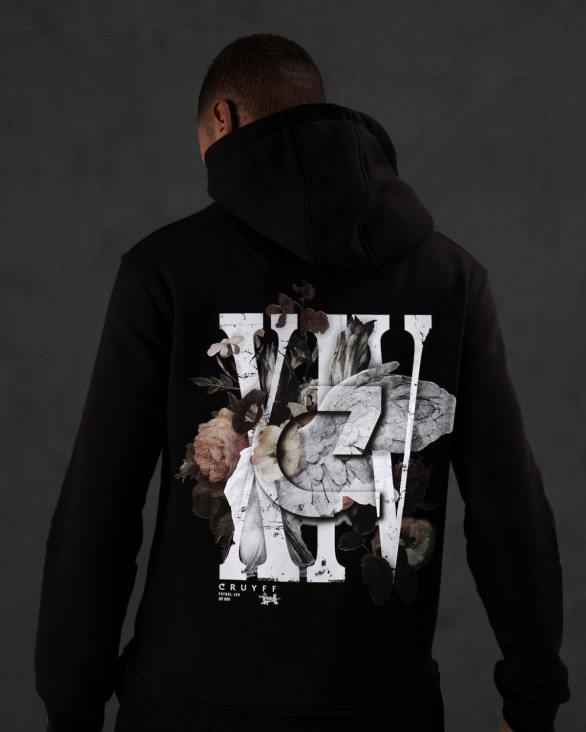 ro Cruyff hanoracul mauro negru ZBZ0658 bărbați hanorac cu gluga