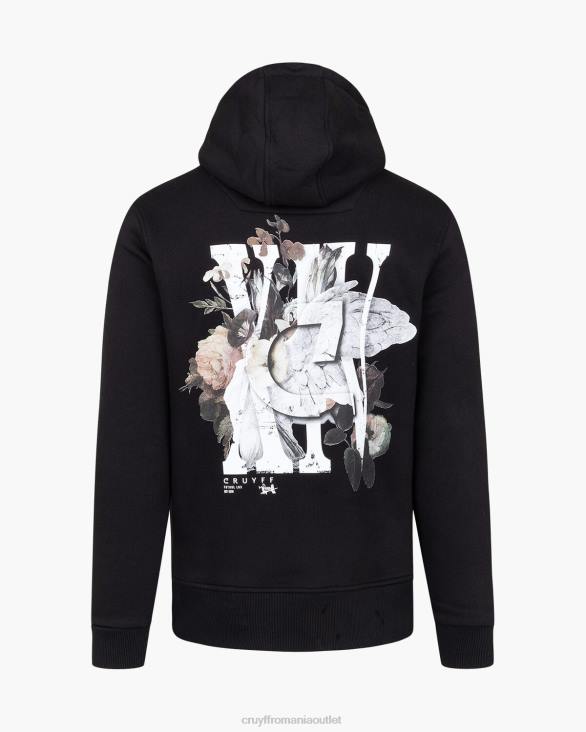 ro Cruyff hanoracul mauro negru ZBZ0658 bărbați hanorac cu gluga