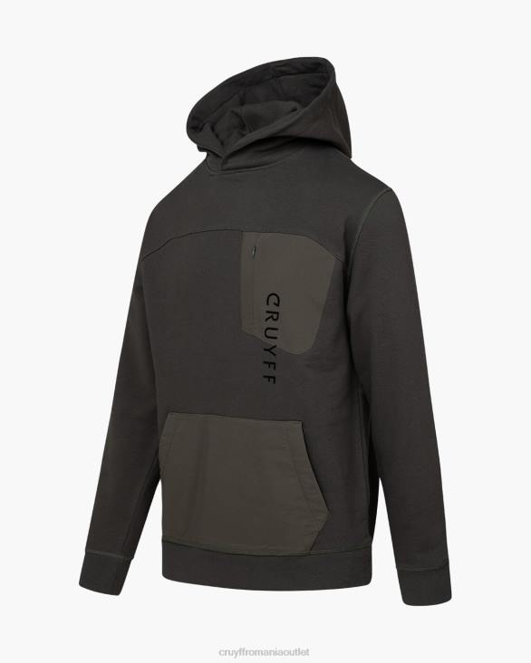 ro Cruyff hanoracul quinn verde armată ZBZ0294 bărbați hanorac cu gluga