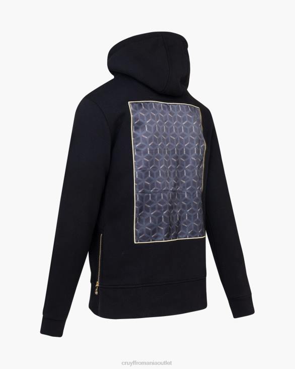 ro Cruyff hanoracul sera negru ZBZ0496 bărbați hanorac cu gluga