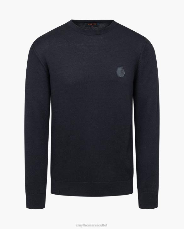 ro Cruyff jumper basco negru ZBZ0350 bărbați pulover