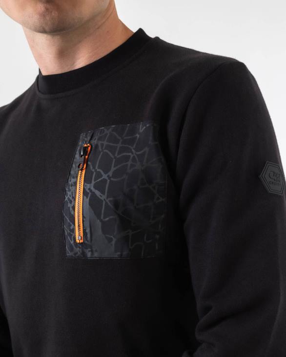 ro Cruyff rafael pulover negru ZBZ0561 bărbați pulover