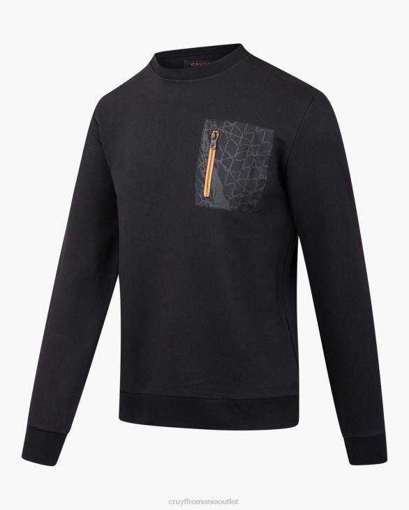 ro Cruyff rafael pulover negru ZBZ0561 bărbați pulover