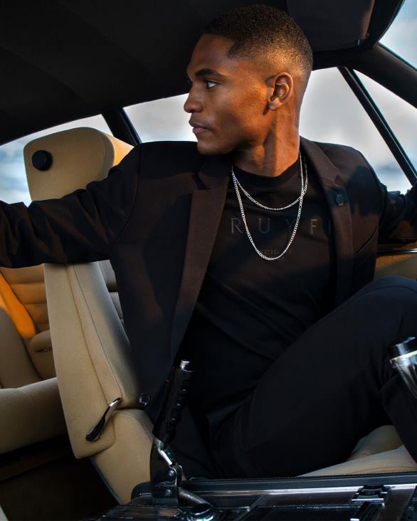 ro Cruyff blazer segura negru ZBZ0769 bărbați blazer