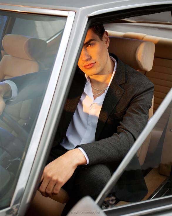 ro Cruyff domenec blazer gri ZBZ0767 bărbați blazer