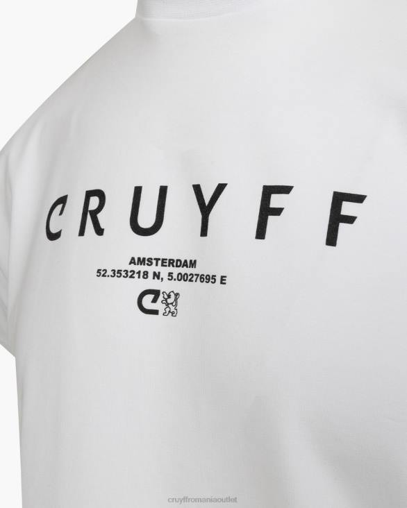 ro Cruyff City pack tee ams alb ZBZ0640 bărbați tricou