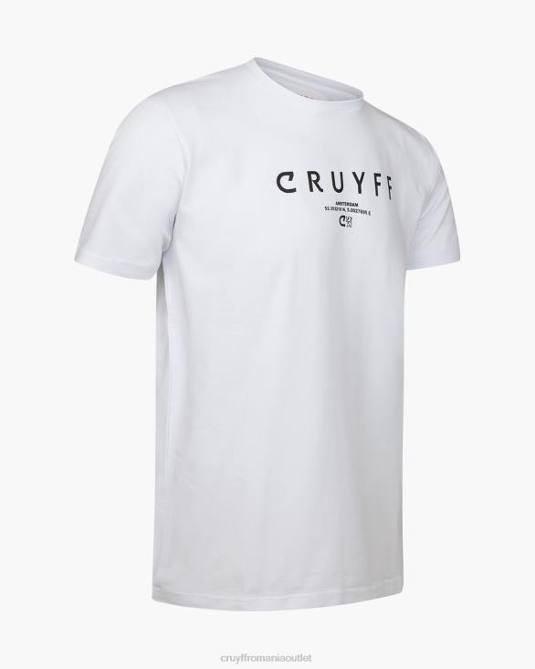 ro Cruyff City pack tee ams alb ZBZ0640 bărbați tricou