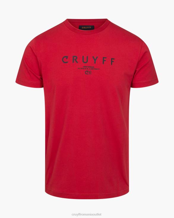 ro Cruyff City pack tee ams roșu ZBZ0641 bărbați tricou