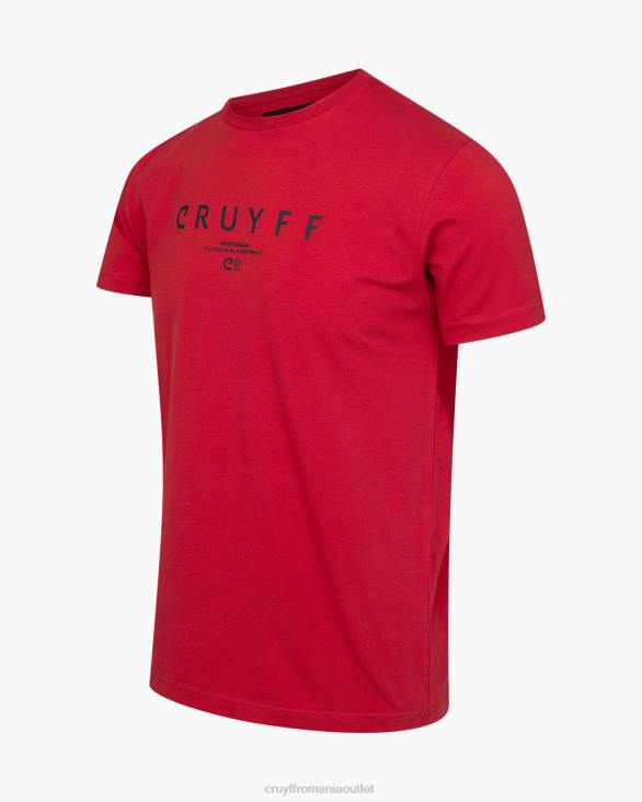 ro Cruyff City pack tee ams roșu ZBZ0641 bărbați tricou