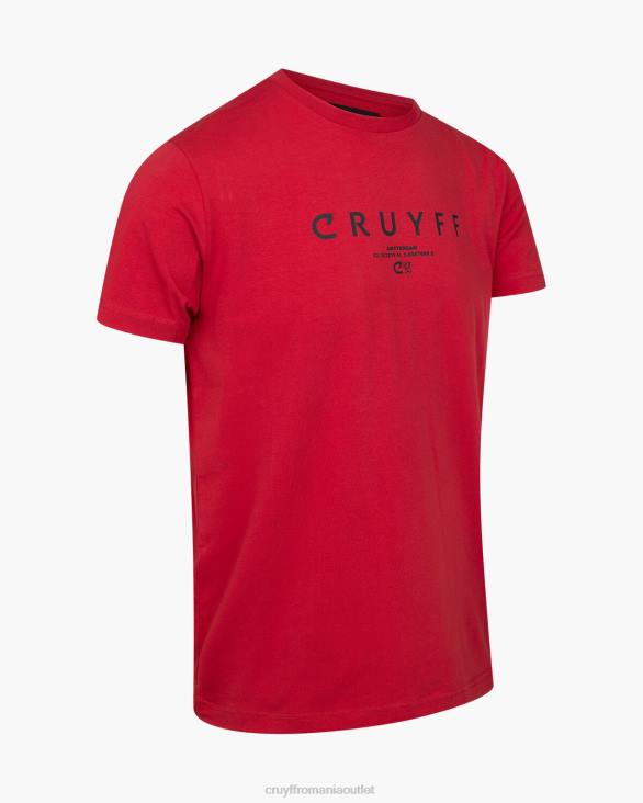 ro Cruyff City pack tee ams roșu ZBZ0641 bărbați tricou