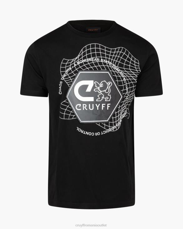 ro Cruyff aiden tee negru ZBZ0276 bărbați tricou