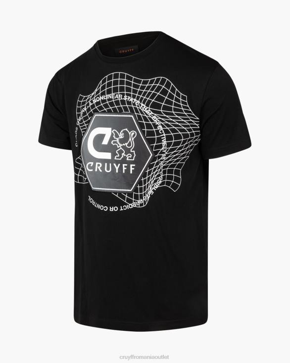 ro Cruyff aiden tee negru ZBZ0276 bărbați tricou