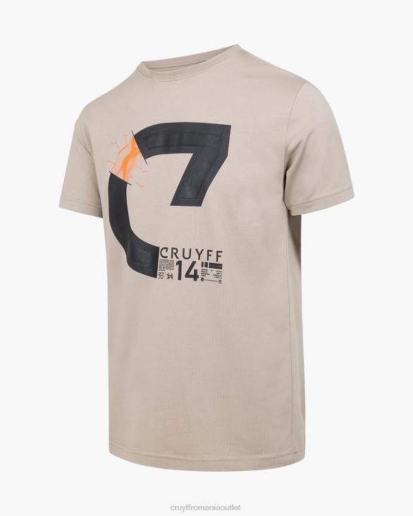 ro Cruyff alan ss tee nisip ZBZ0121 bărbați tricou