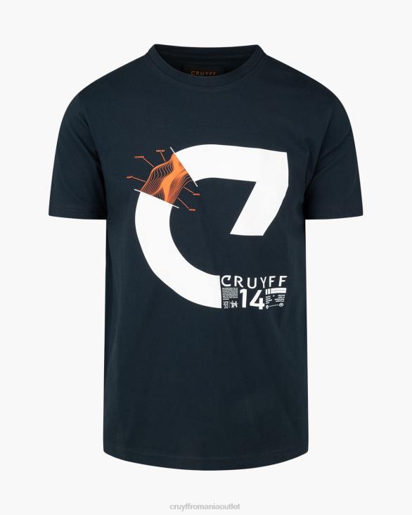ro Cruyff alan ss tee nopti albastre ZBZ0123 bărbați tricou
