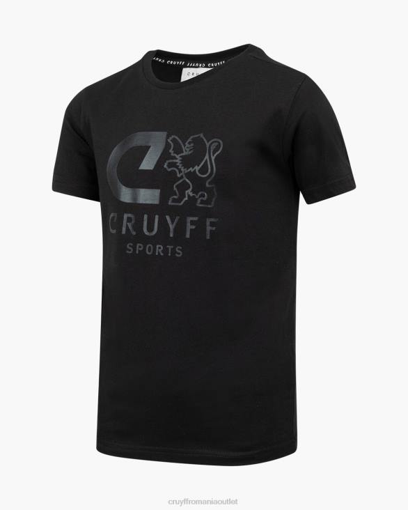 ro Cruyff booster tee negru ZBZ032 bărbați tricou
