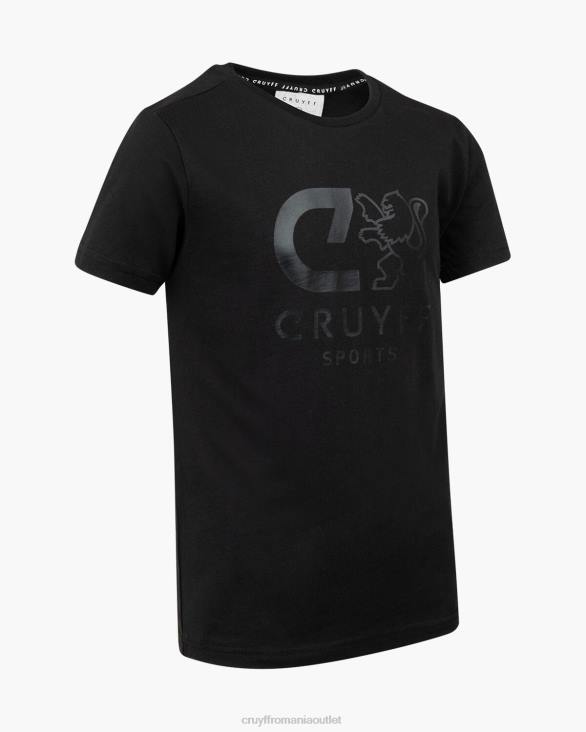 ro Cruyff booster tee negru ZBZ080 bărbați tricou