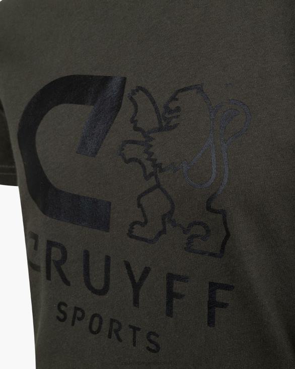 ro Cruyff booster tee verde armată ZBZ063 bărbați tricou